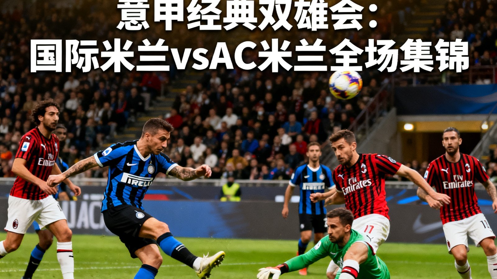 意甲国际米兰对阵AC米兰，经典双雄会全场集锦